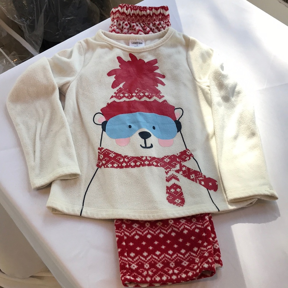 Lands End Pajama Set Size 6
